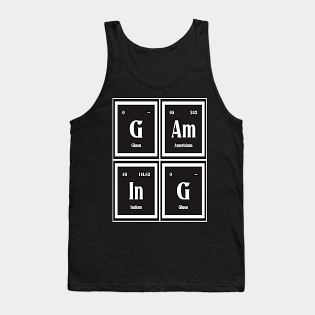 Gaming | Periodic Table Tank Top by Maozva-DSGN